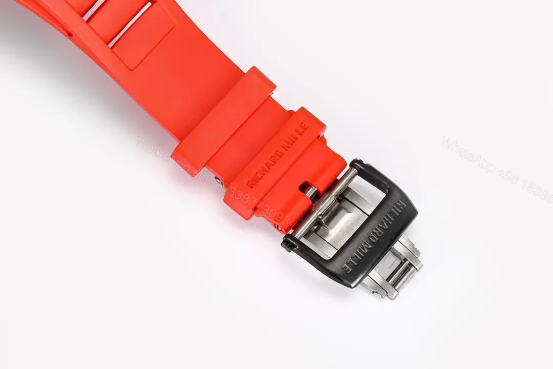 View 6 of APS Factory BBR Richard Mille RM055 Red Rubber Strap