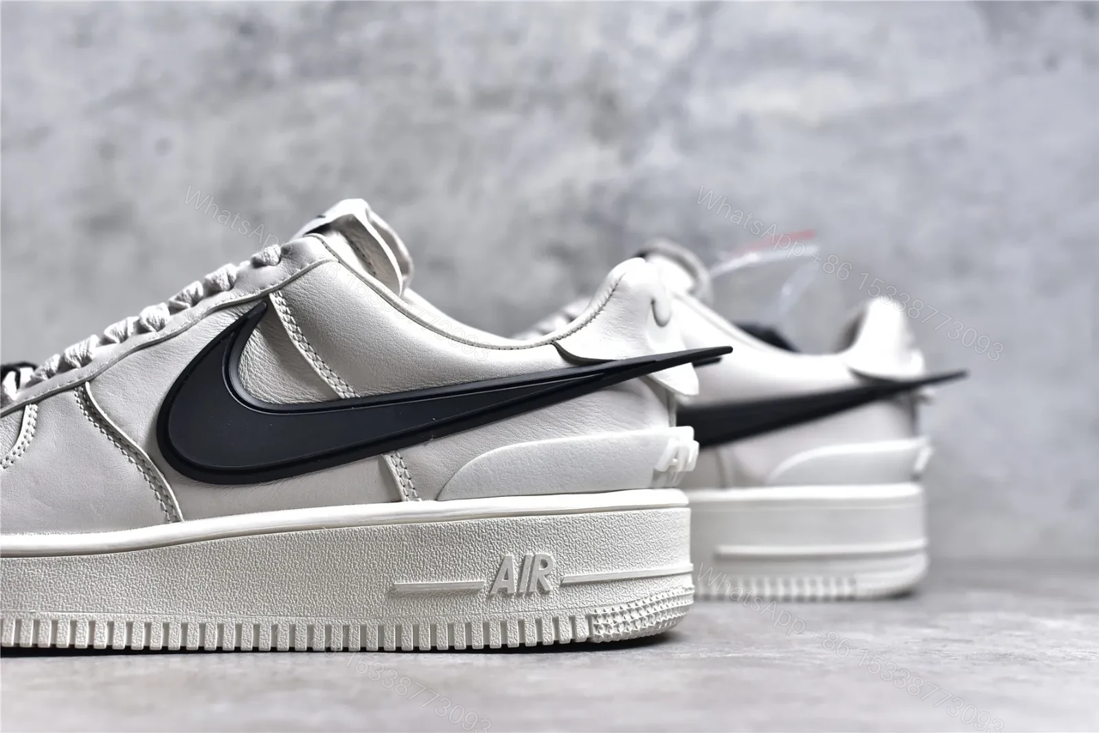 View 3 of AMBUSH x Nike Air Force 1 Low White Reps