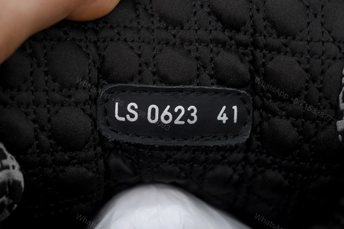 View 5 of Dior B9S Skater ERL Quilted Cannage Calfskin 'Black'