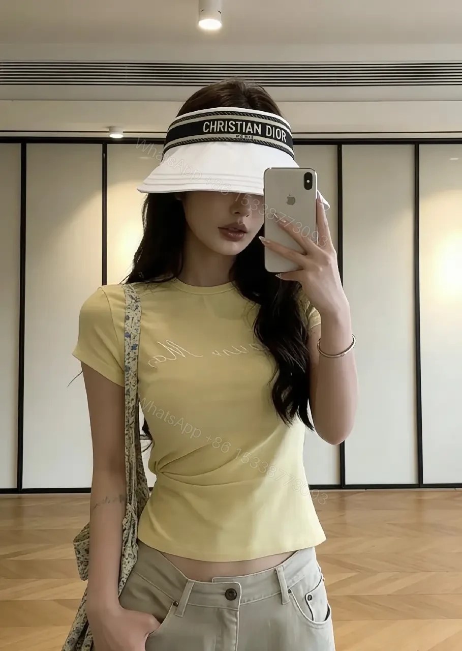 View 5 of White Visor Sporty-Chic Luxe Branding Visor Hat