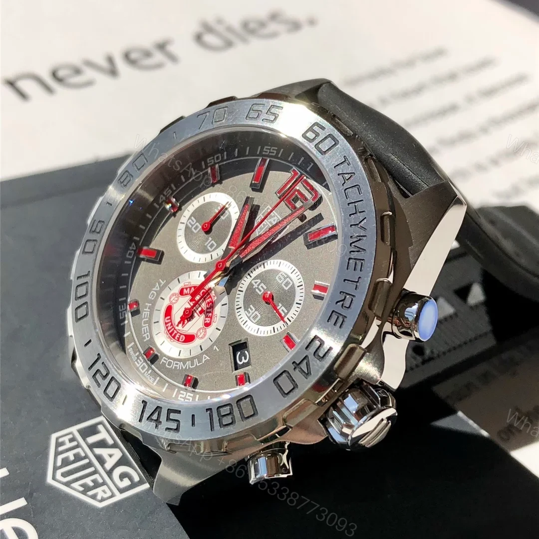 View 4 of TAG Heuer Formula 1 Chronograph Quartz Stainless Steel Manchester United CAZ101M.FT8024