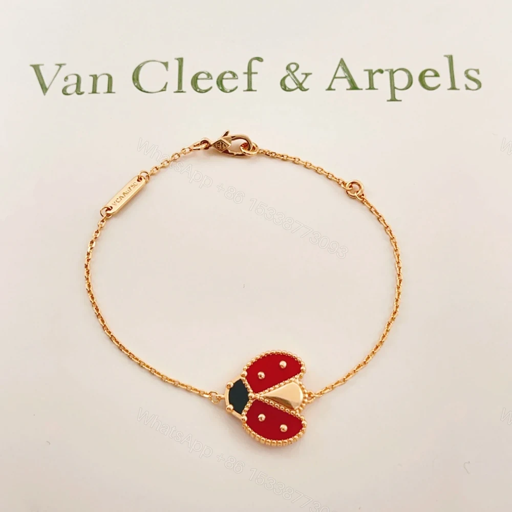 View 6 of 高仿首飾VanCleef&Arpels*RP7R100瓢蟲玫瑰金手鏈
