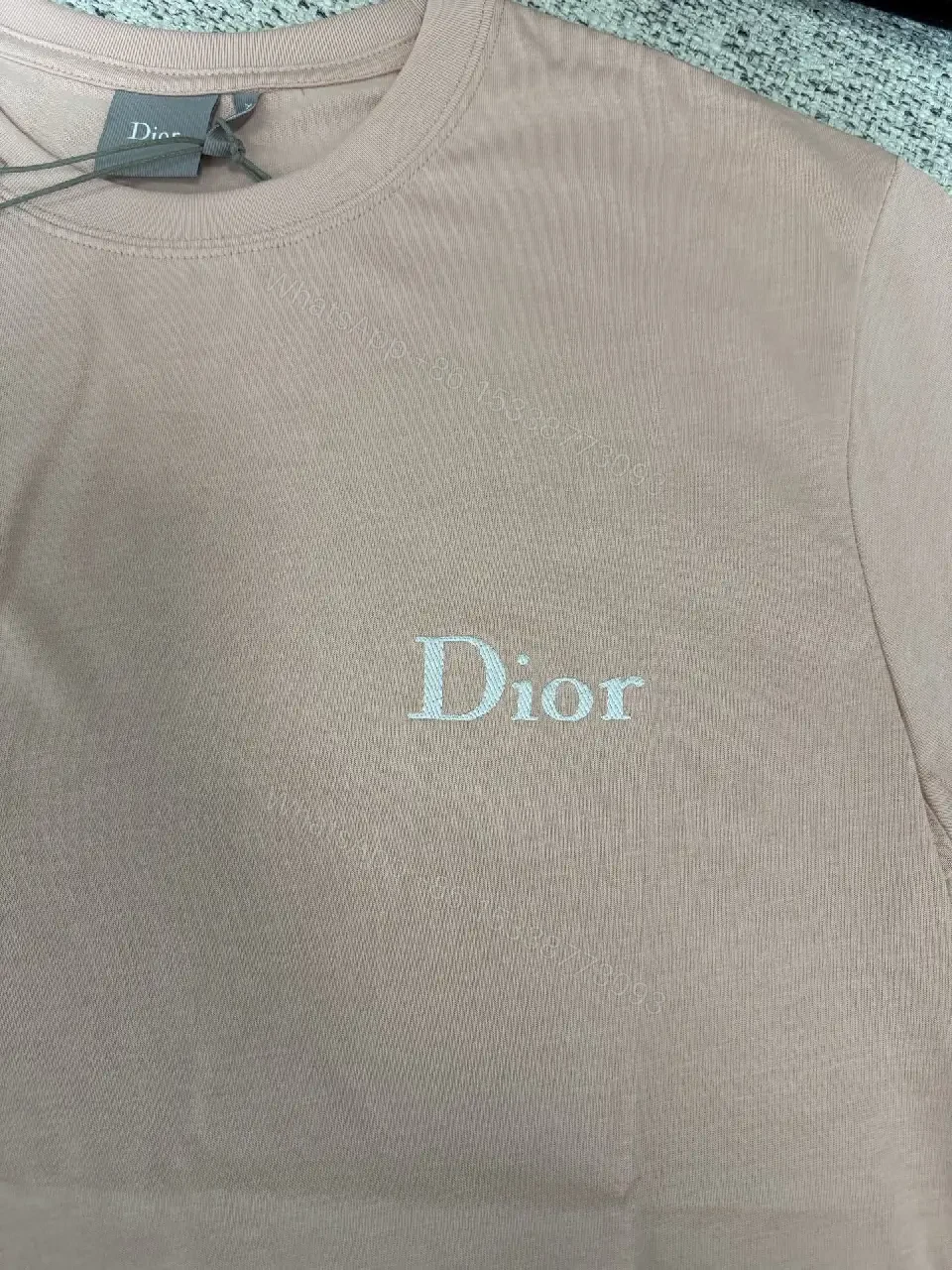 View 10 of Soft Pink Cotton Tee – Subtle Luxe Casual Essential