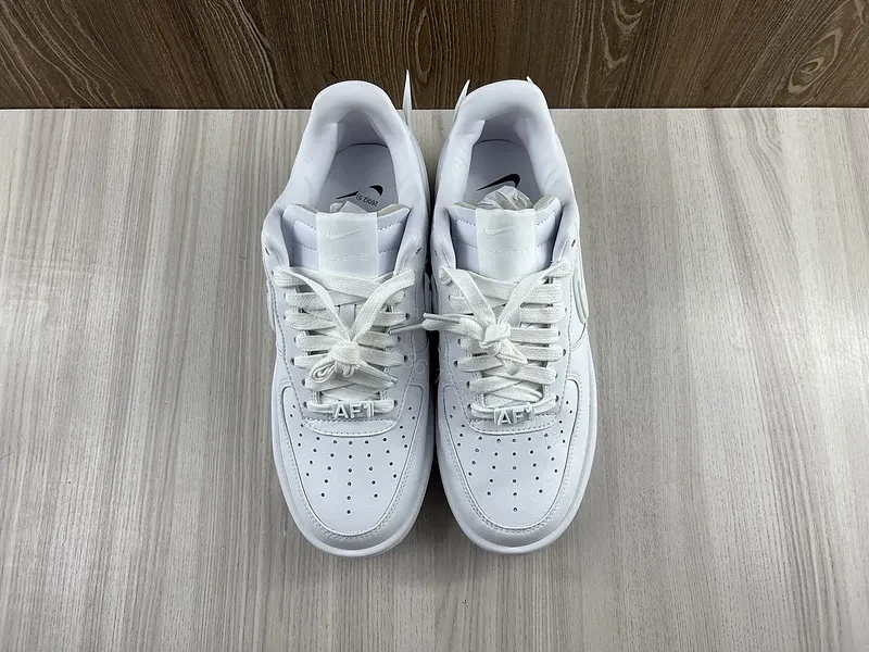 View 4 of Minimalist White Leather Sneaker with Air Comfort, Urban Style