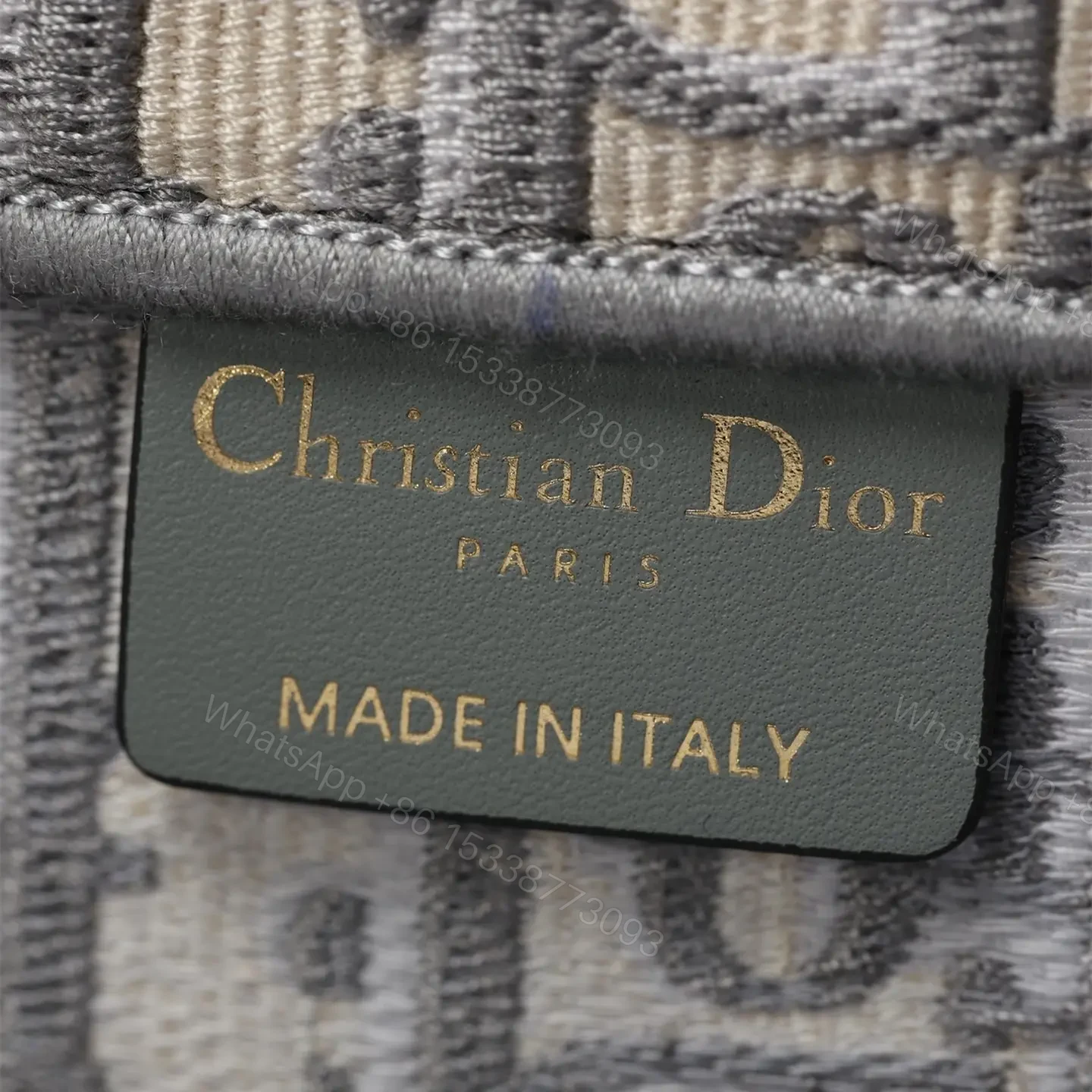 View 12 of 高仿Dior*BookTote系列Oblique印花灰色L免檢版