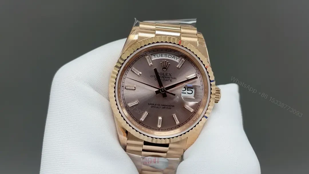 View 3 of Rolex Day-Date 36 Week Calendar Gold Automatic Watch RLX-DD-36-WKCAL-GOLD