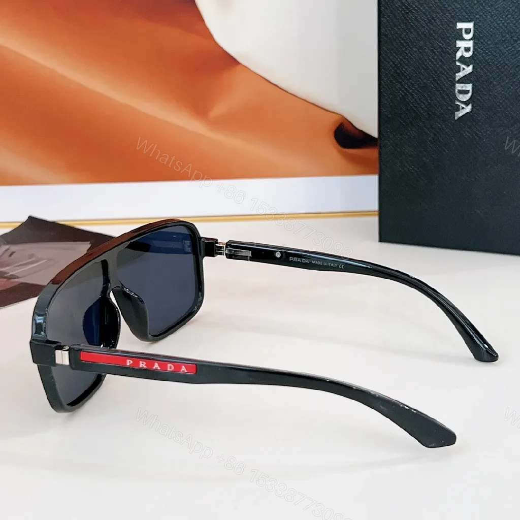 View 7 of Bold Modern Shield Sunglasses with Matte Frame, UV400 Protection