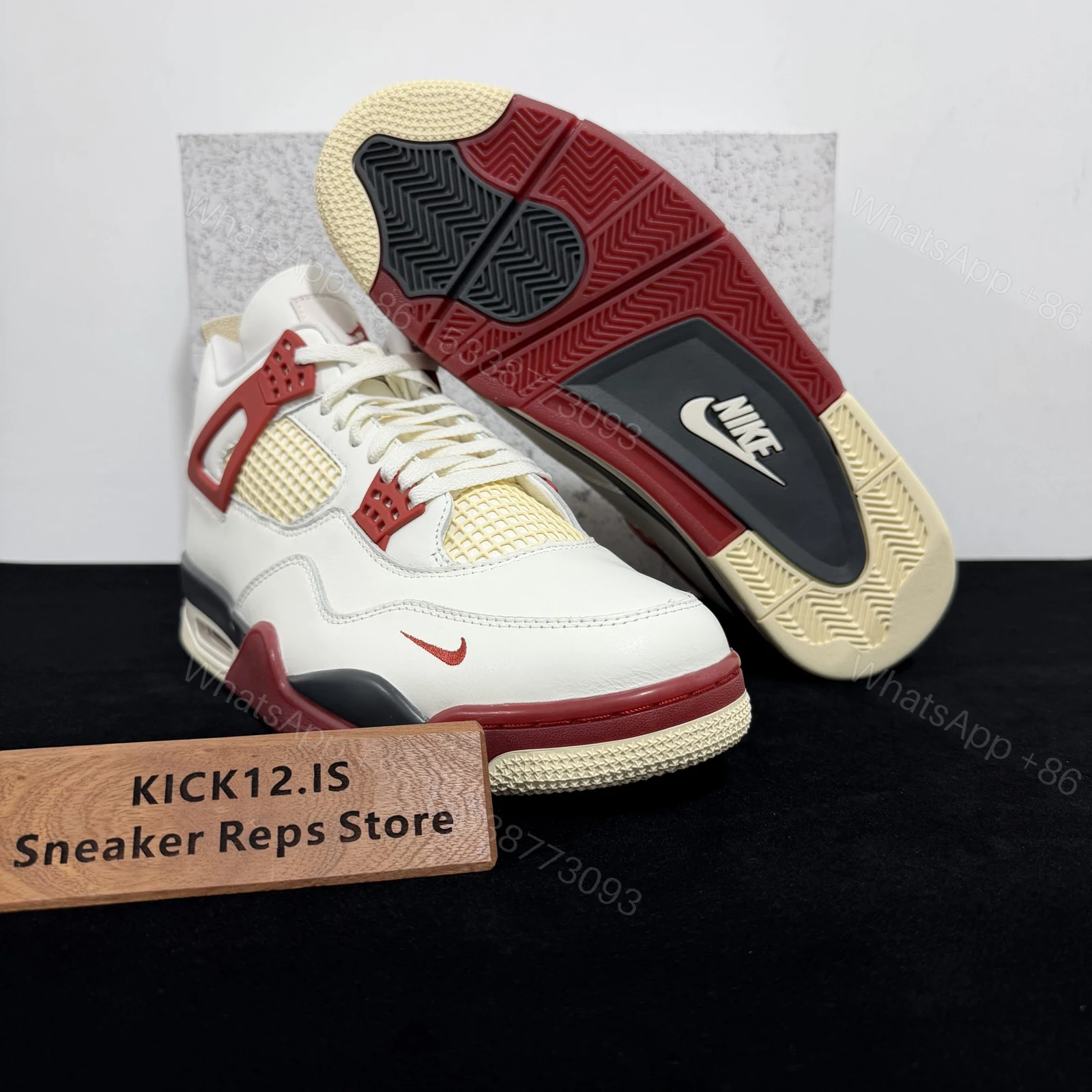 View 3 of Air Jordan 4 Retro Nigel Sylvester Brick After Brick Reps