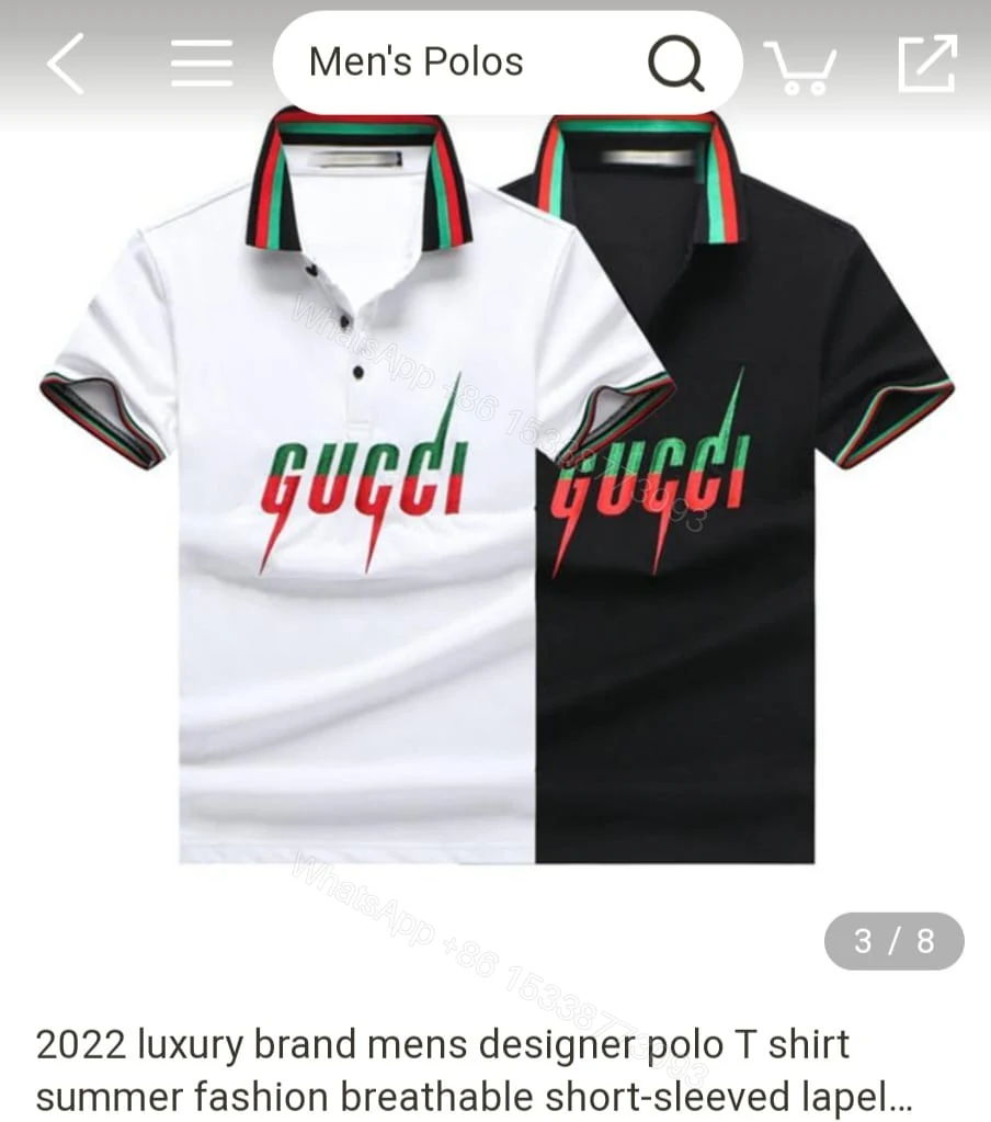 View 11 of First Copy GUCCI Exclusive Cotton Lycra T-Shirts