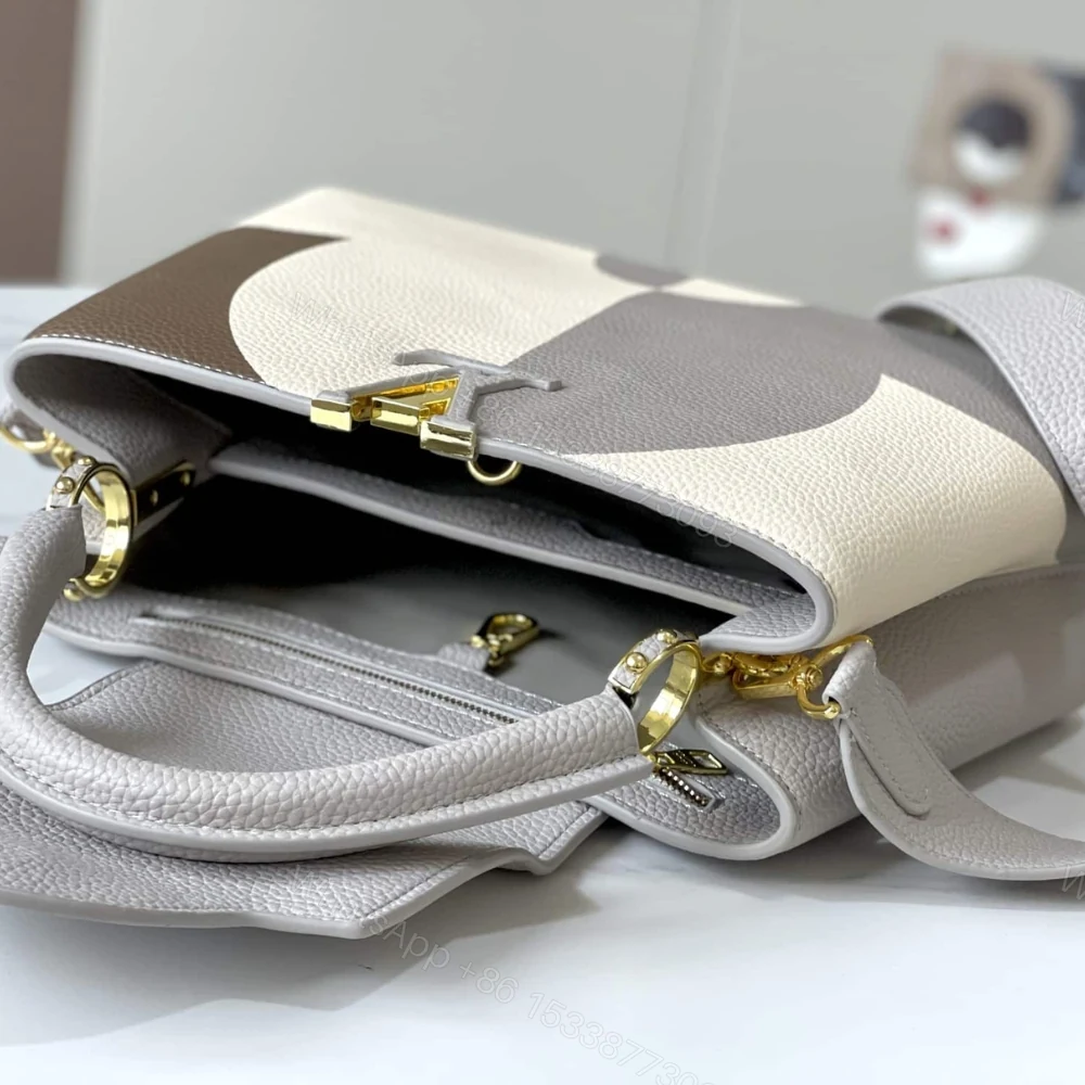 View 9 of Louis Vuitton Capucines BB Gray 27Cm M59699