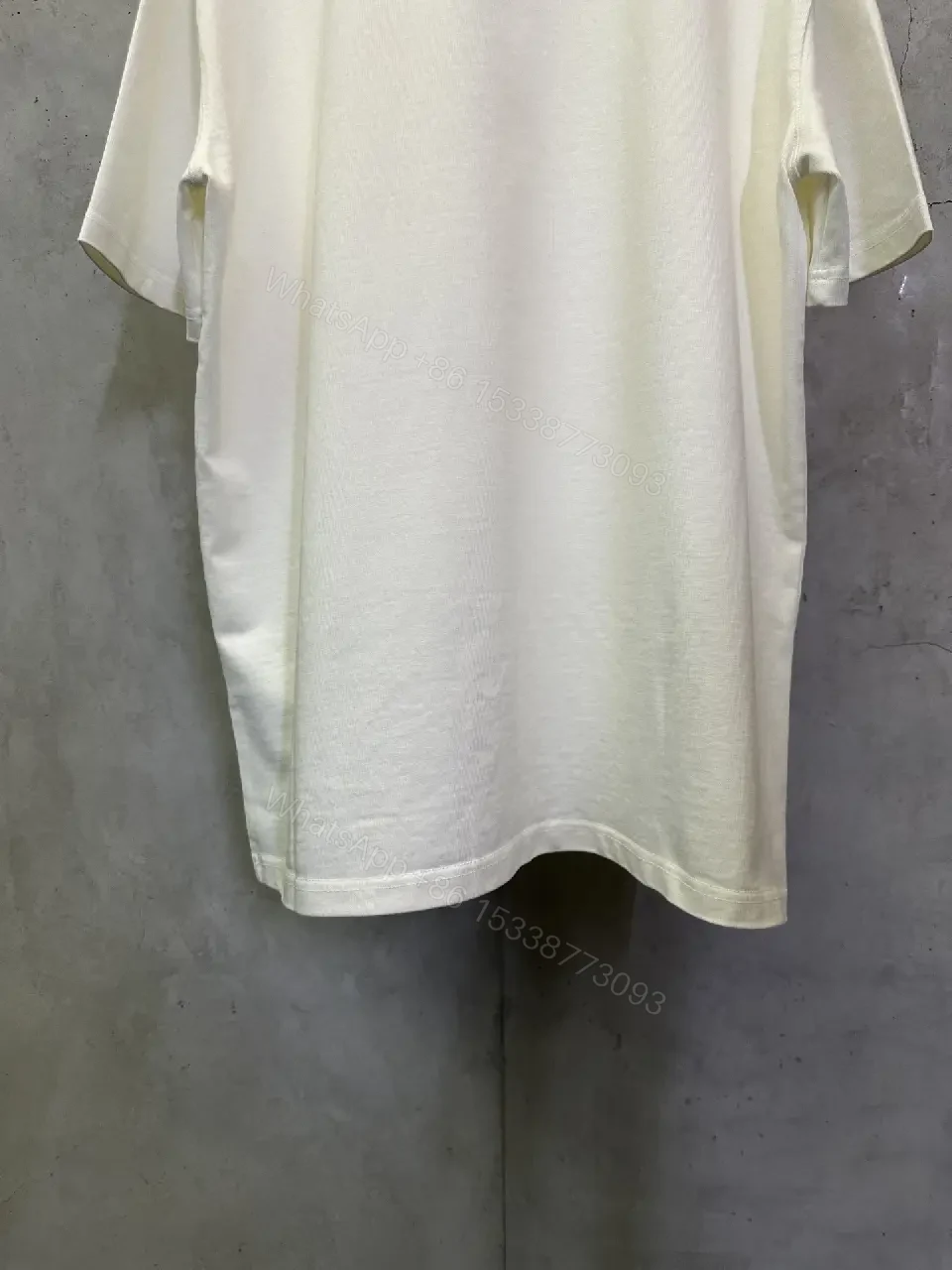 View 7 of Crisp White Cotton Tee: Hand-Drawn Graphic, Luxe Vibe