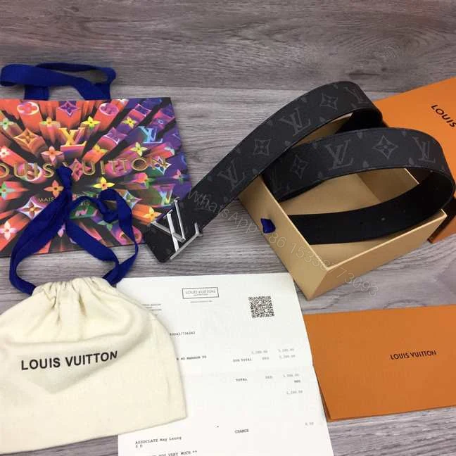 View 3 of LOUIS VUITTON PYRAMIDE 40MM REVERSIBLE BELT – B178