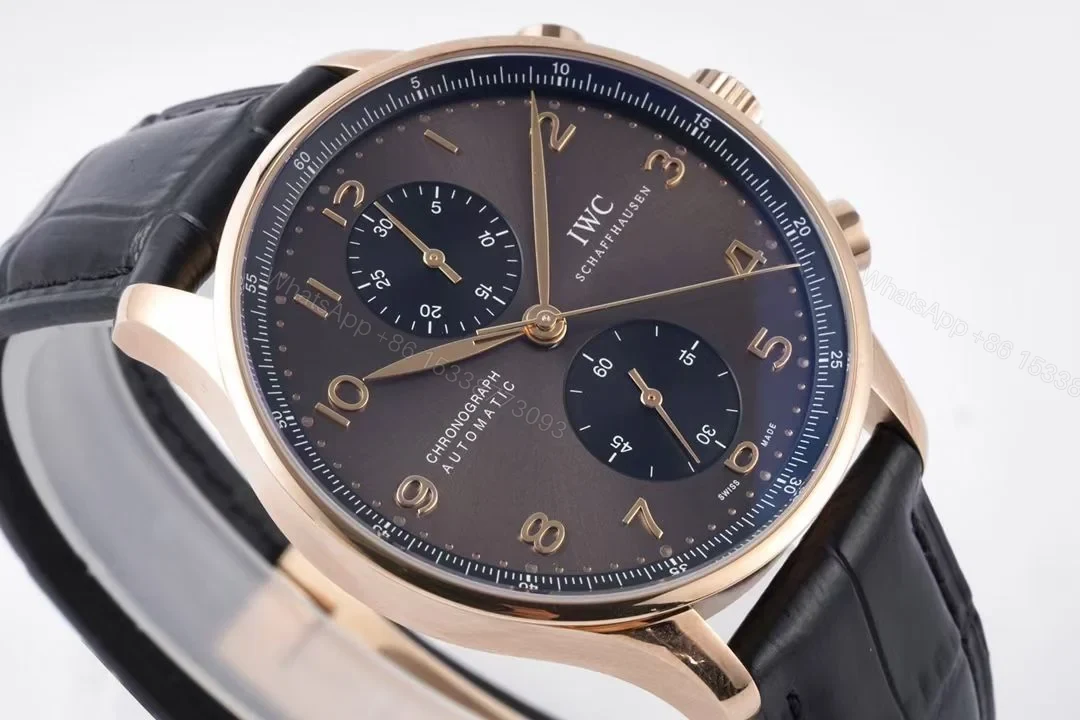 View 2 of IWC Portuguese Chrono-Automatic Red Gold / Slate IW3714-82