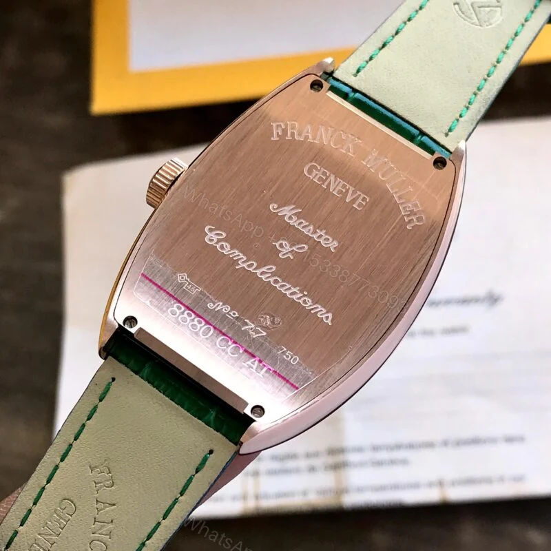 View 4 of Franck Muller Crazy Hours Rose Gold Green 40mm Automatic