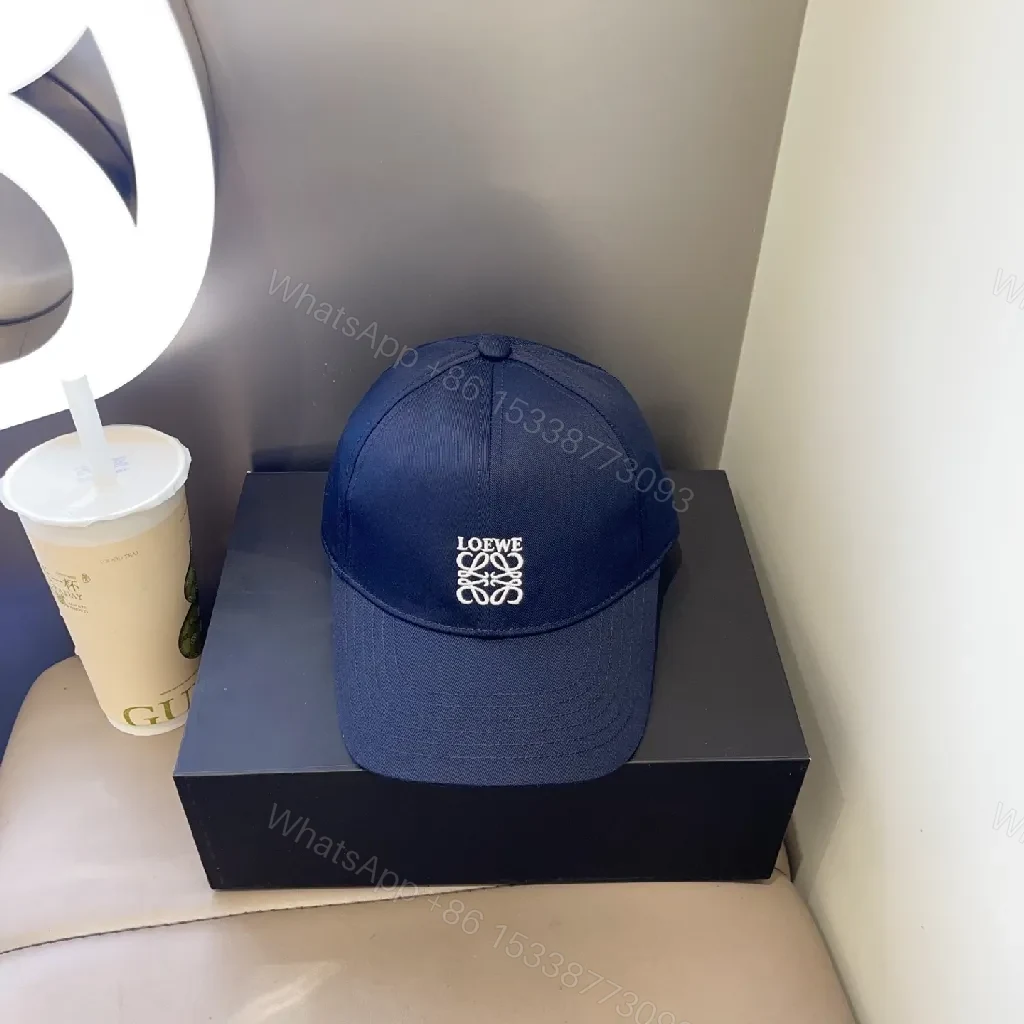 View 7 of Navy Minimalist Cap: Structured Luxury Emblem Cap