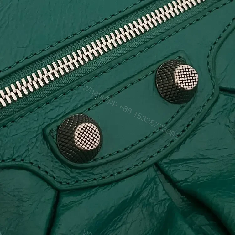 View 13 of 高仿Balenciaga*LeCagole系列餃子包綠色S