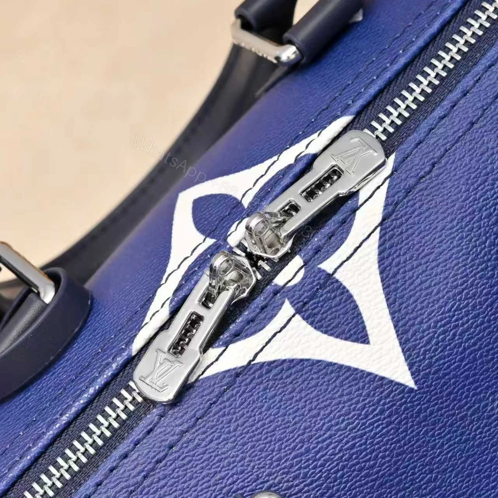 View 6 of Louis Vuitton Speedy Bandouliere 30 Monogram Escale Canvas Blue 25cm