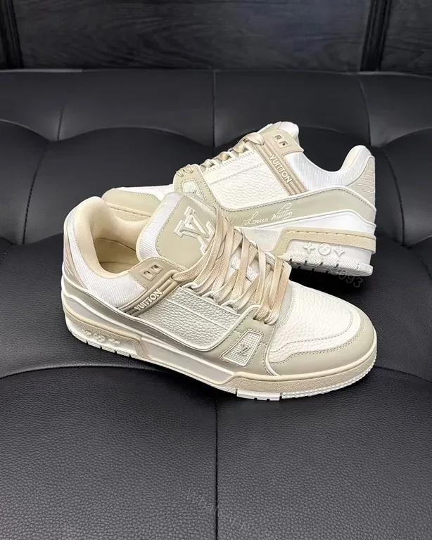 View 4 of Premium Minimalist Luxe Sneakers with LV Detailing