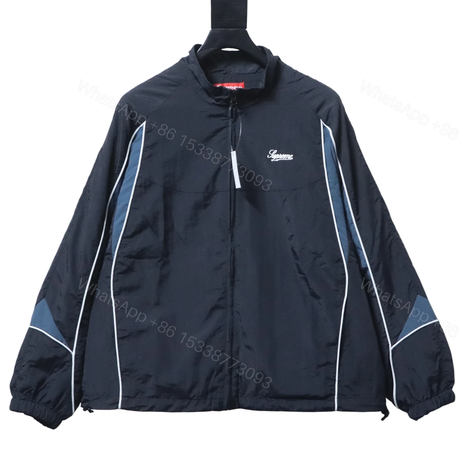 View 4 of Supreme 25FW Contrast Piping Track sweat suit black
