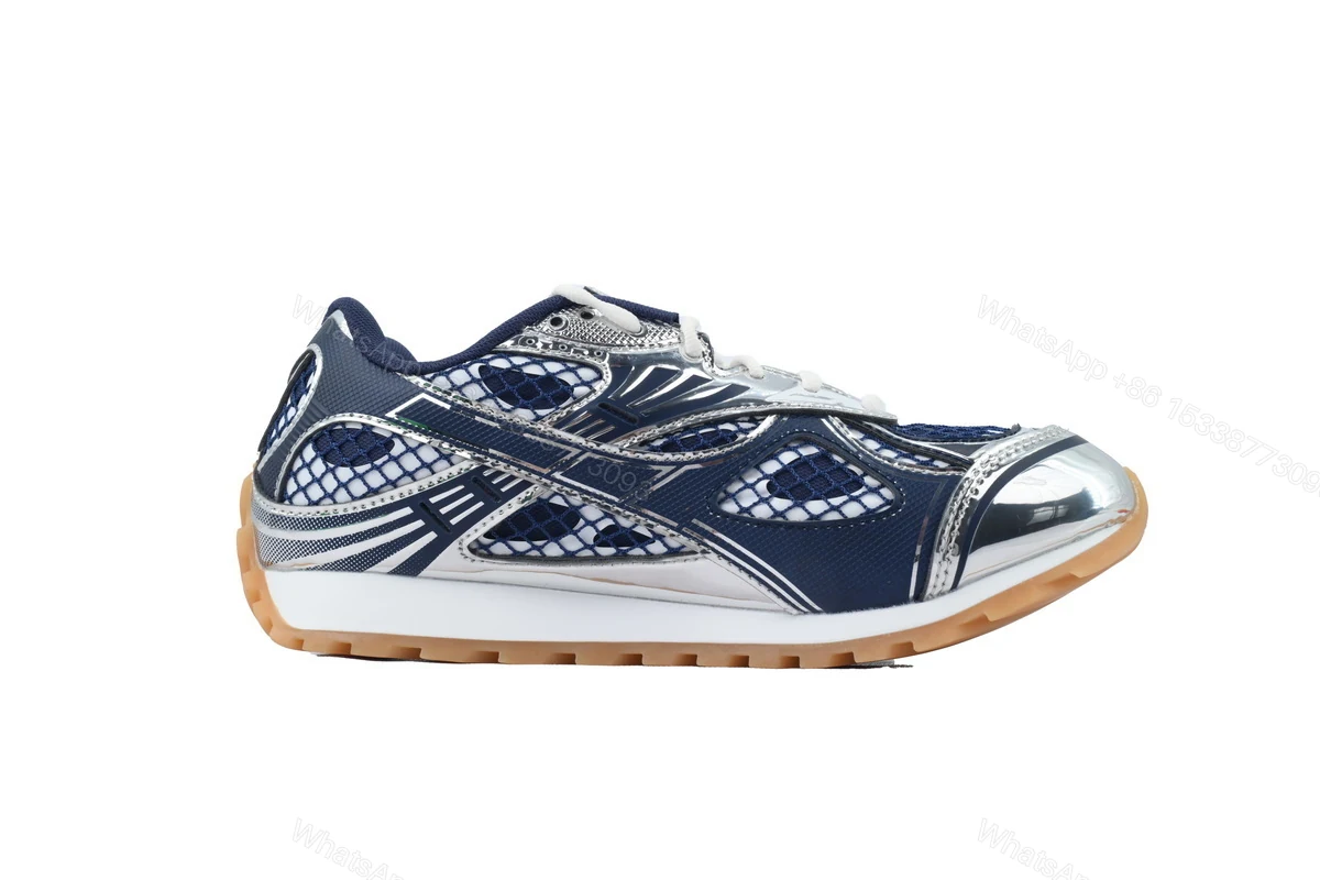 Bottega Veneta Orbit Deep Blue Silver — view 2