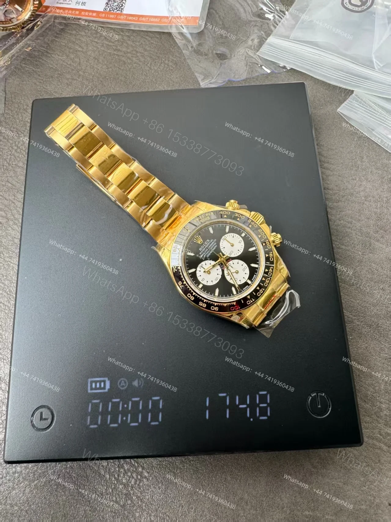 View 20 of Rolex Super Clone Daytona Le Mans 126528LN Gold 4132 Movement