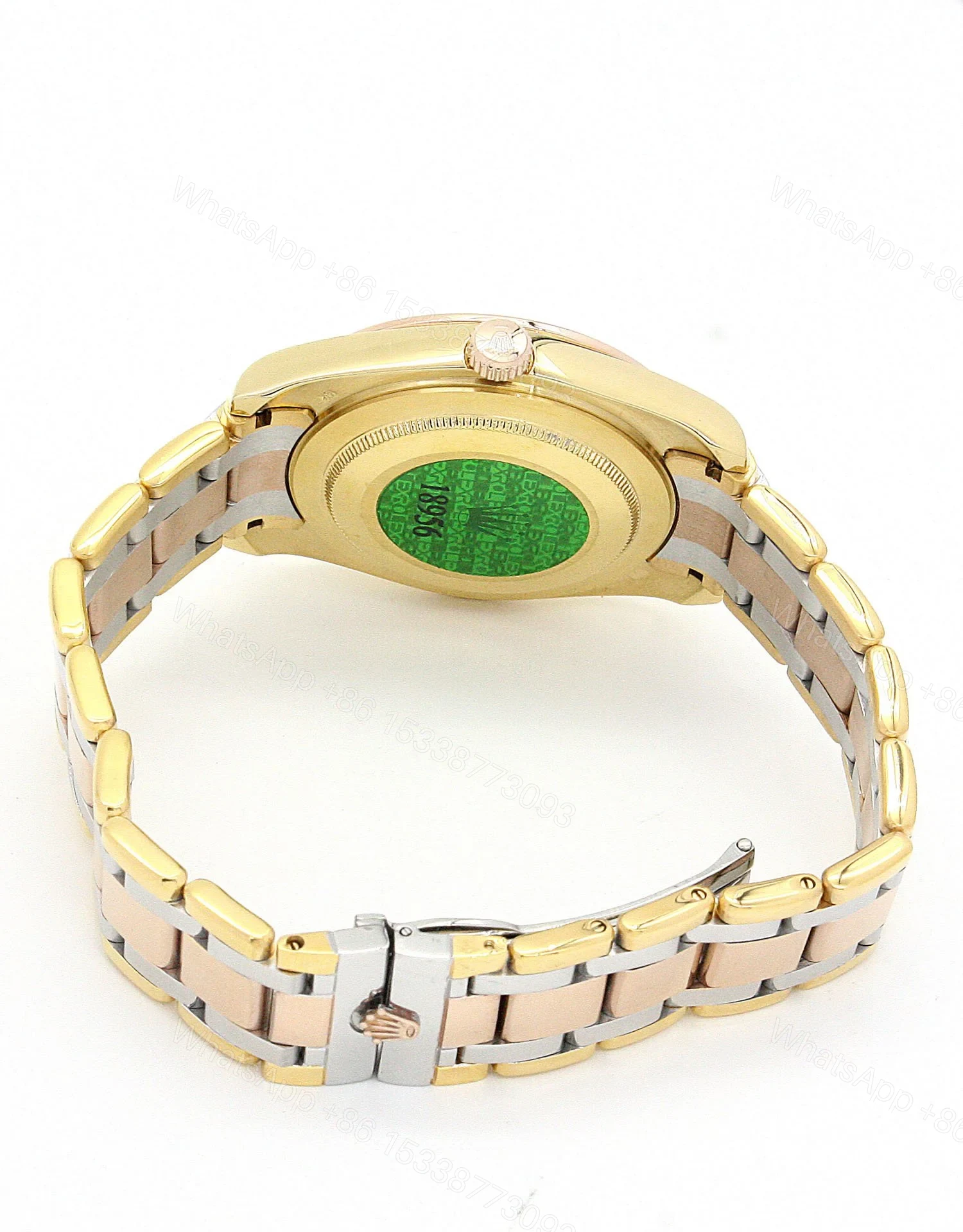 View 4 of Replica Rolex Day-Date Yellow gold with Diamonds Dial 118346 36 mm