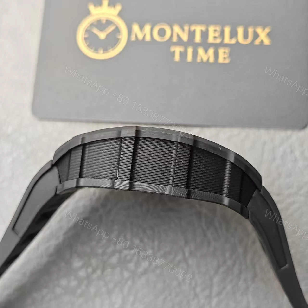 View 8 of Replica Richard Mille RM35-02 Black Carbon Fiber