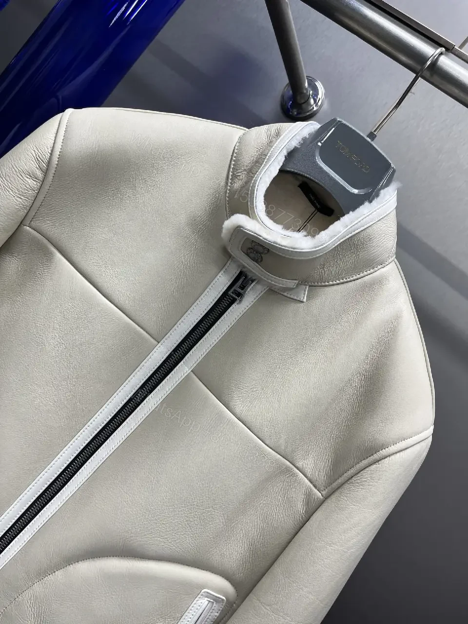 View 7 of Cozy Luxury Bomber Jacket: Plush Texture, All‐Season Style