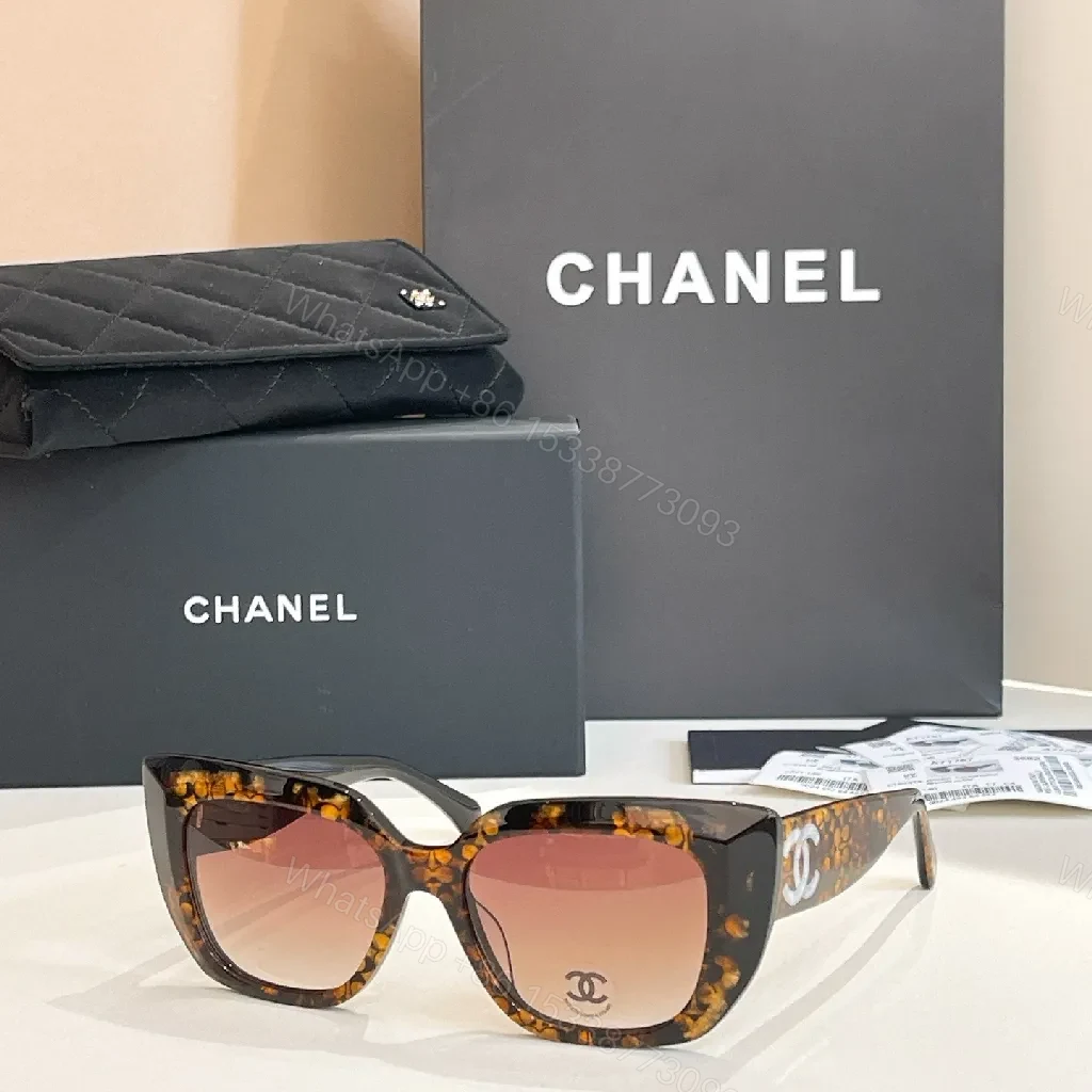 View 5 of Green-Tinted Frame Sunglasses with Brown Gradient Lenses, Modern Oversized