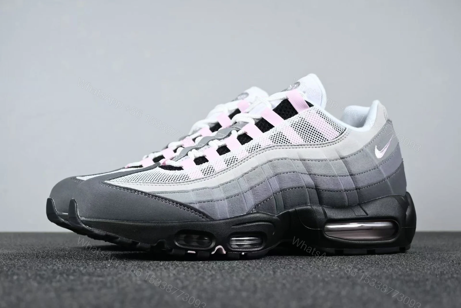 View 8 of Nike Air Max 95 OG Big Bubble Pink Foam (Women's)