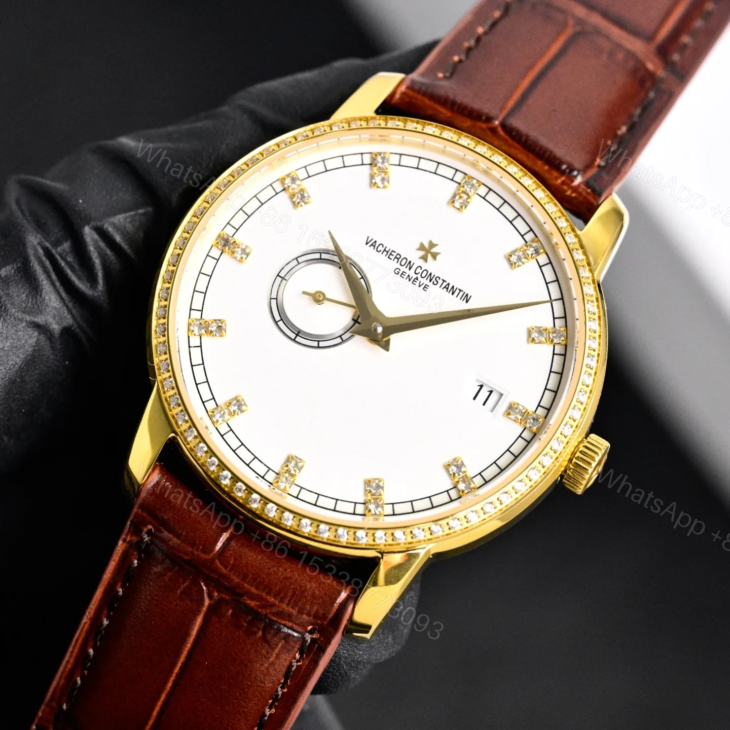View 8 of Vacheron Constantin Traditionnelle 87172 Automatic Watch VC-87172-000R-9302