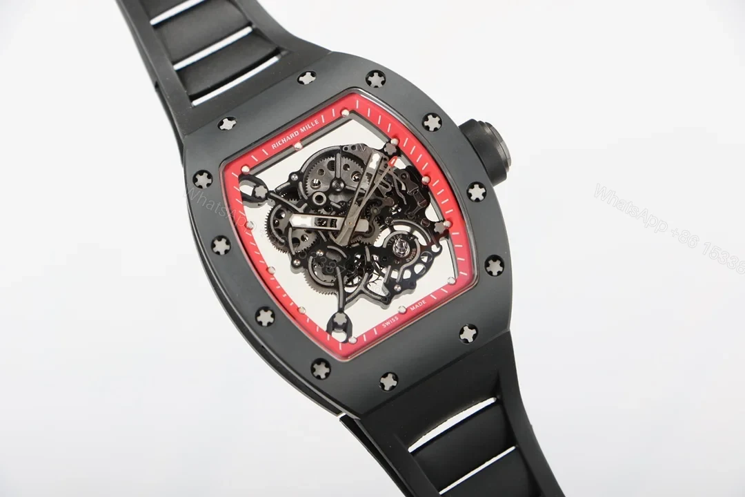 View 4 of Richard Mille RM055 White Ceramic Integrated Movement Blue AR Coating Edition RM055-WC-BLUE-2100