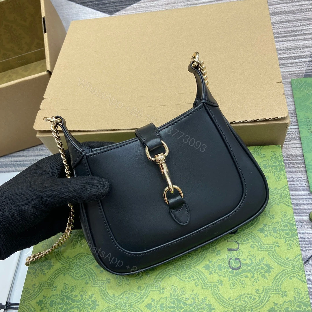 View 4 of JACKIE NOTTE MINI BAG 19 IN BLACK CALFSKIN GOLD HARDWARE