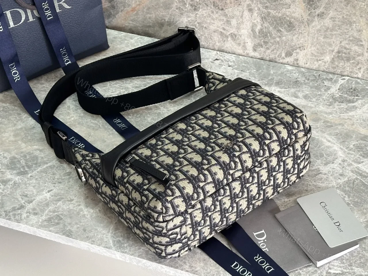 View 3 of Bold Monochrome Pattern Belt Bag: Luxury Everyday Utility