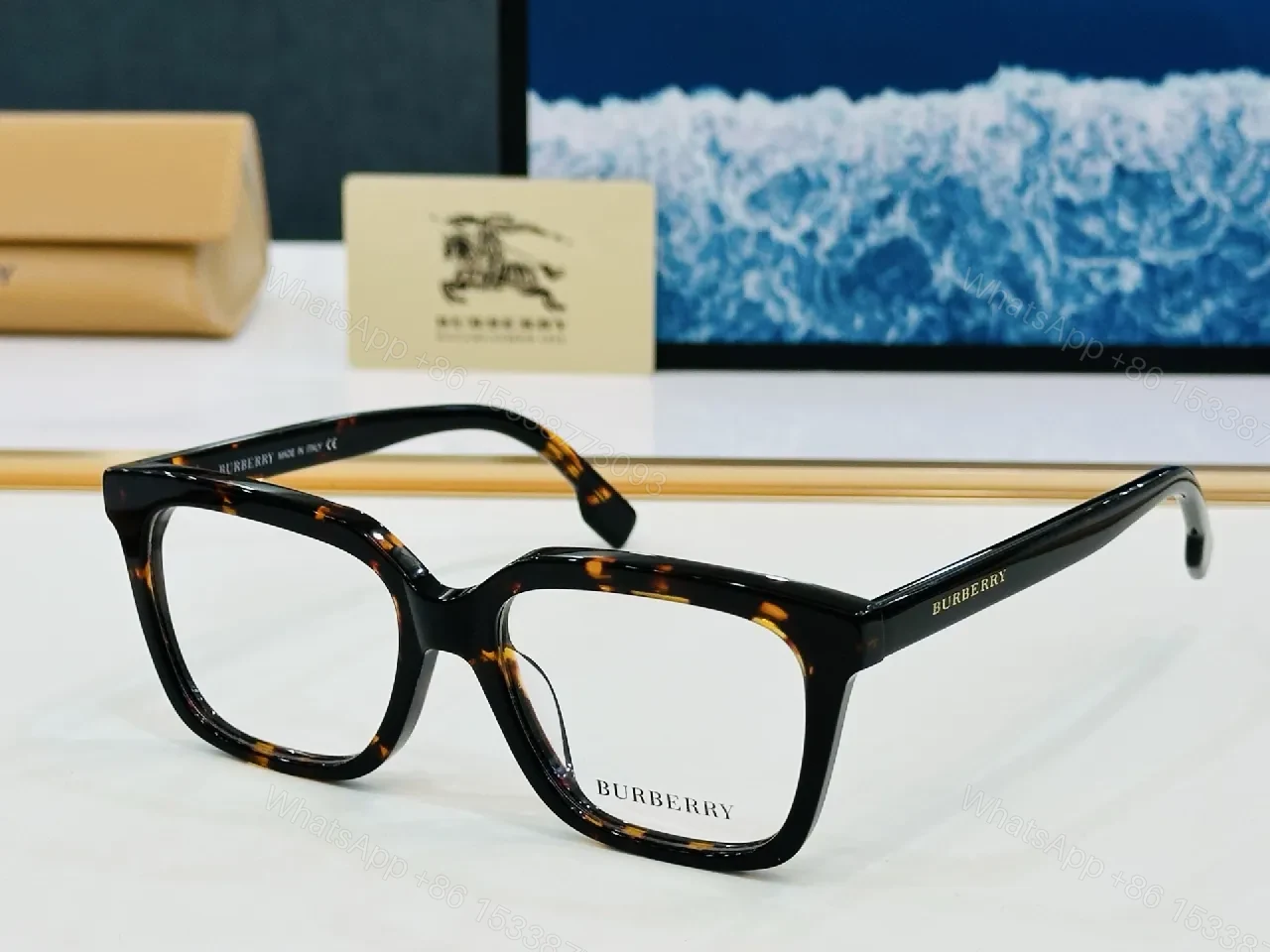 View 6 of Bold Black Acetate Square Eyewear – Designer-Style Comfort