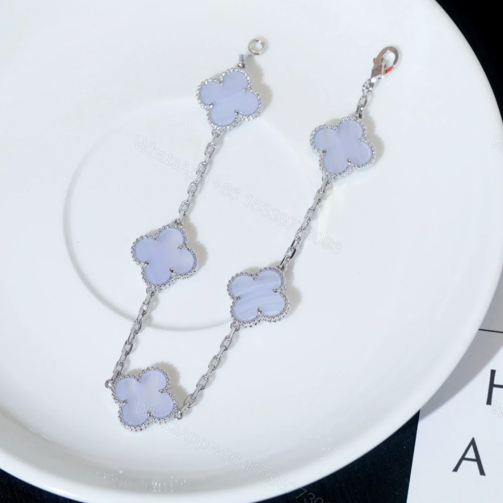 View 2 of 高仿首飾VanCleef&Arpels*RD34700紫玉髓白金手鏈
