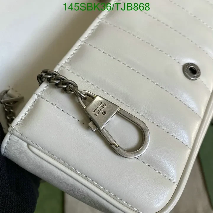 View 18 of Gucci Super Mini Bag in Blue Matelassé Chevron Leather with Silver-Toned Hardware 496474
