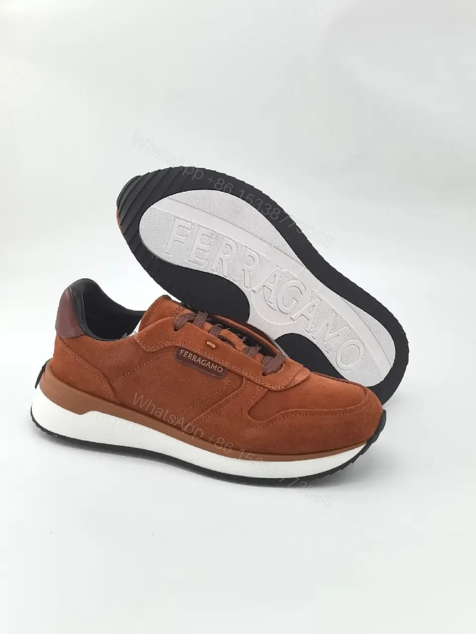 View 4 of Camel Suede Luxury Sneaker | All-Day Comfort, Casual Chic