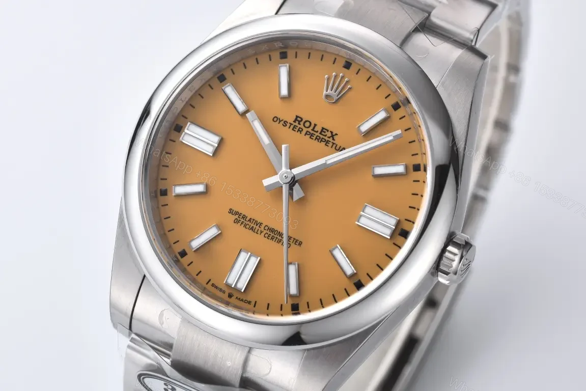 View 2 of Best super clone rolex Oyster Perpetual 36 Yellow Dial 126000-0004
