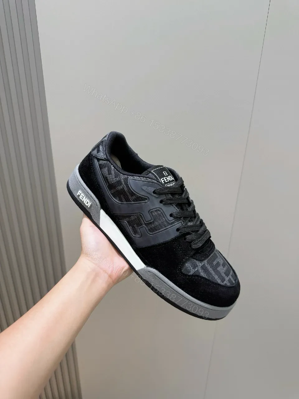 View 7 of Chic Monochrome Trainer: Signature Detailing, Everyday Luxury