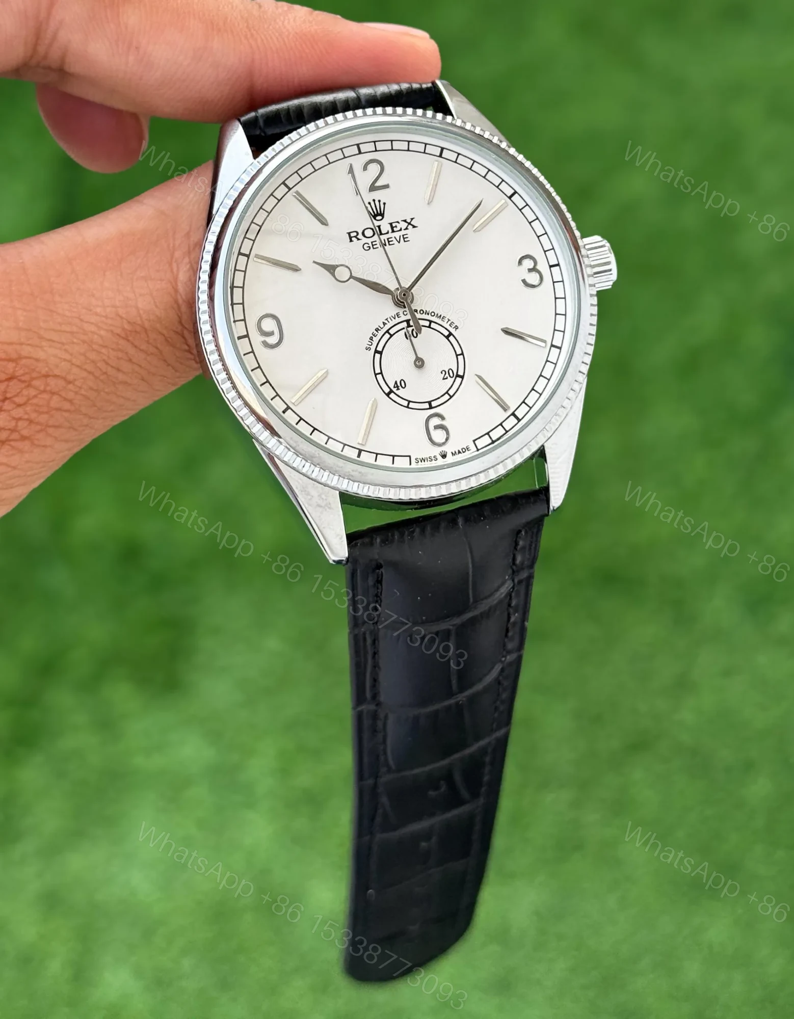 View 2 of Rolex Geneve 43mm White Dial