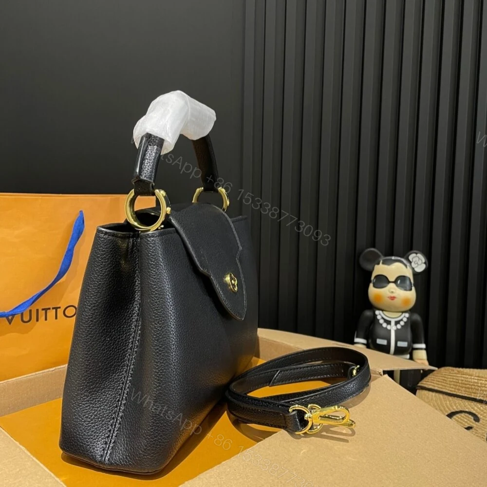 View 5 of Louis Vuitton Capucines BB Bag Black 27Cm M94755