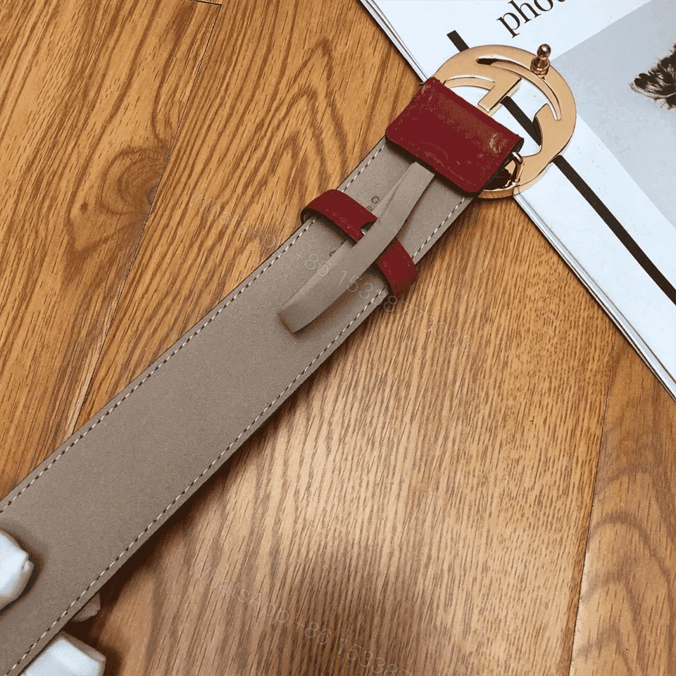 View 5 of GUCCI INTERLOCKING G-BUCKLE LEATHER BELT – B3