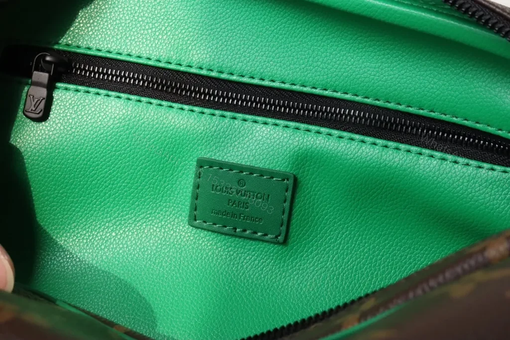 View 8 of Compact Monogram Clutch: LV Green Edge Luxury Kit