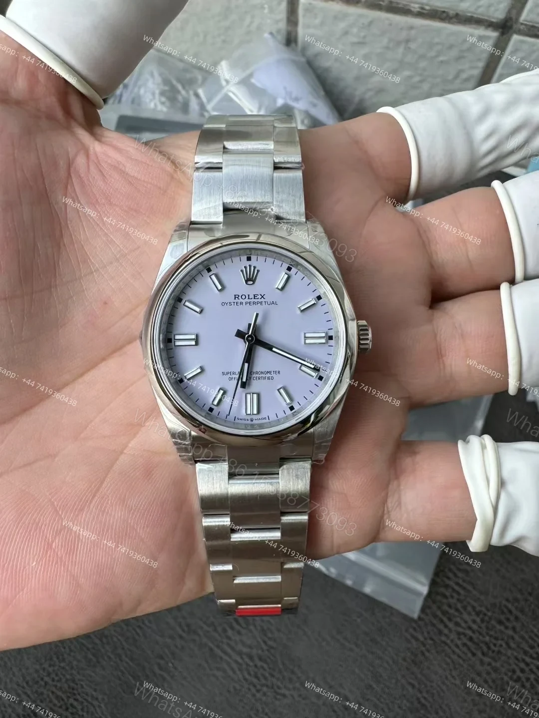 View 4 of Rolex Super Clone Oyster Perpetual M126000-0013 36mm Purple Dial 3230 Movement
