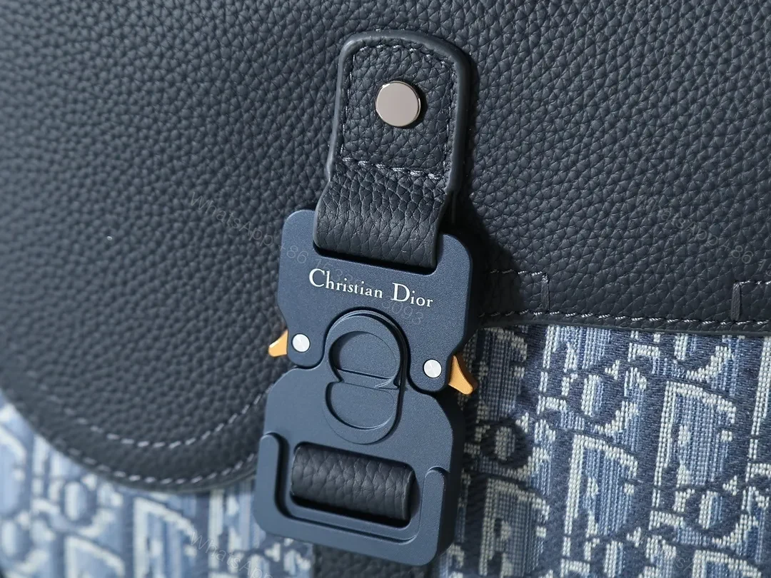 View 2 of Structured Pattern Leather-Accent Backpack for Everyday Luxury