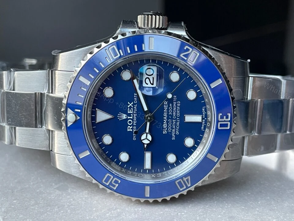 View 3 of VSF FACTORY 1:1 Rolex Submariner 116619 LB Best Edition Blue Ceramic 904L Steel VS3135