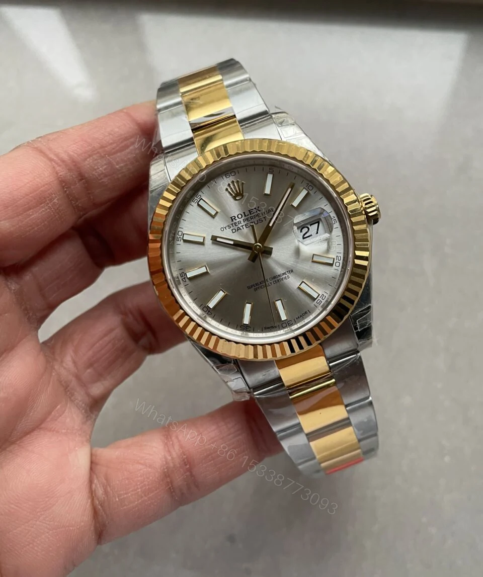VSF Factory 1:1 Rolex DateJust 41 126333 904L SS/YG Best Edition Silver Dial VS3235 — view 1