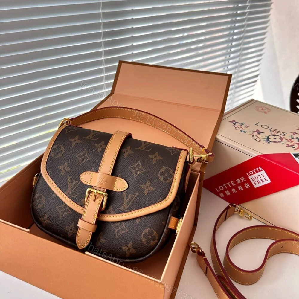 View 3 of Louis Vuitton Saumur BB Monogram Brown 20Cm M46740