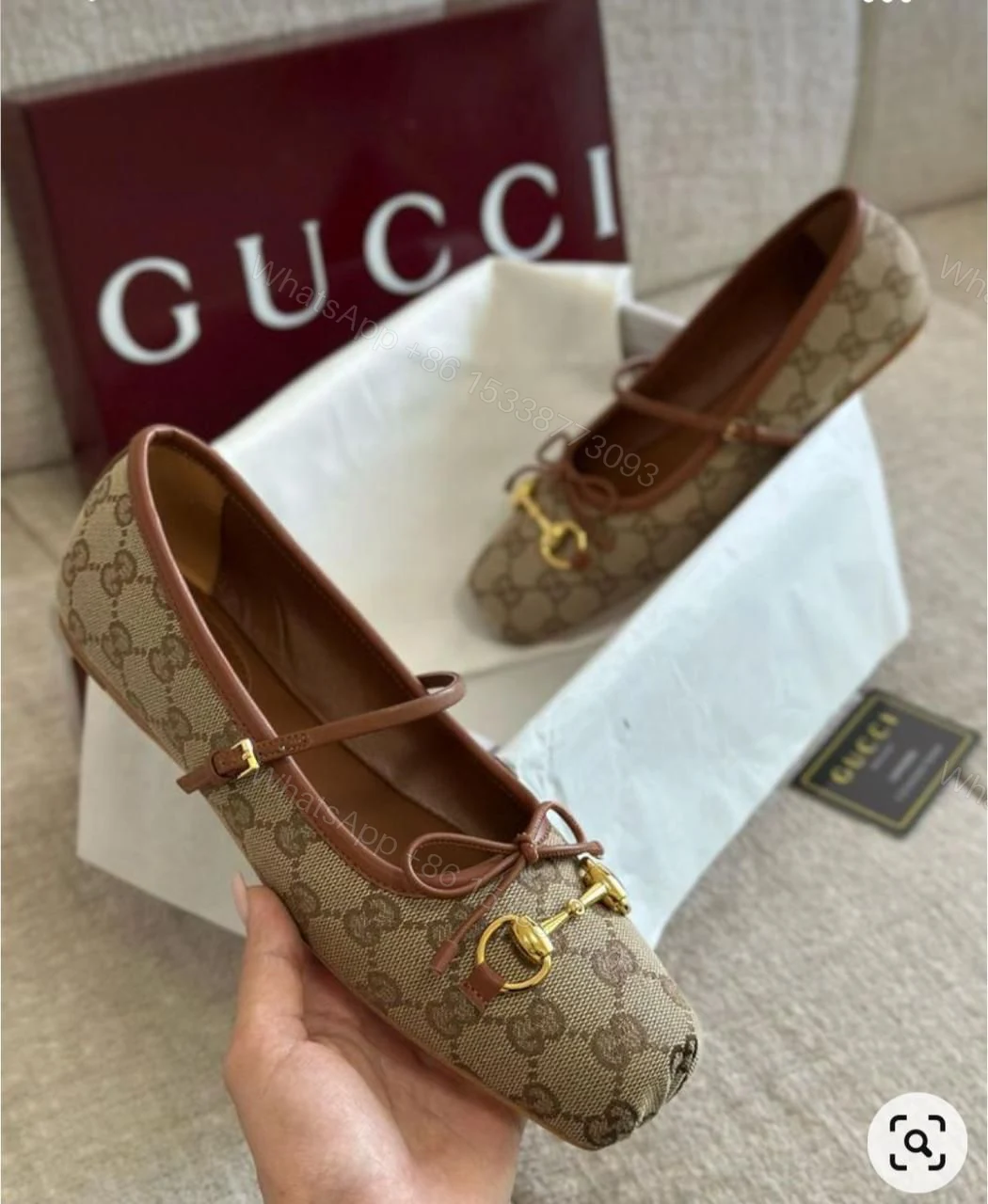 FIRST COPY GUCCI VIRAL BALLET FLATS FOR WOMAN — view 1